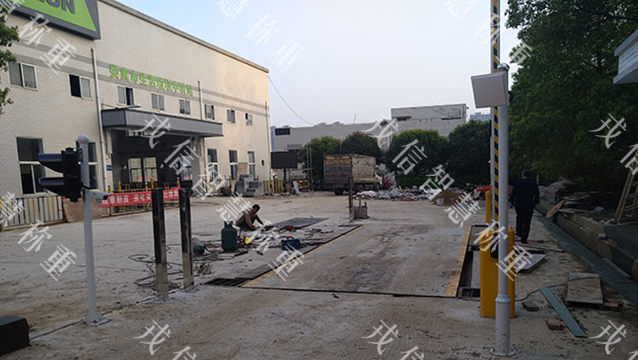 环卫无人值守称重汽车衡（案例2）_湖南娄底市