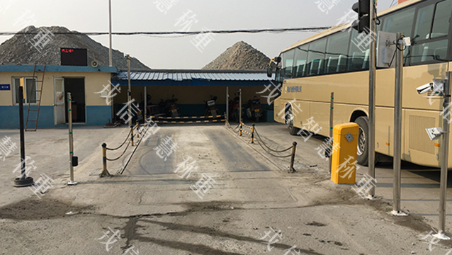 建材无人值守称重汽车衡（案例2）_山东菏泽市